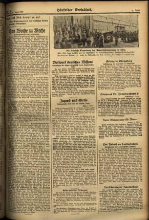 Zweite Ausgabe vom Montag, den 08. April 1935.