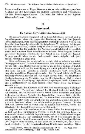 238-244, II. Sprechsaal