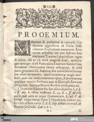 Prooemium.