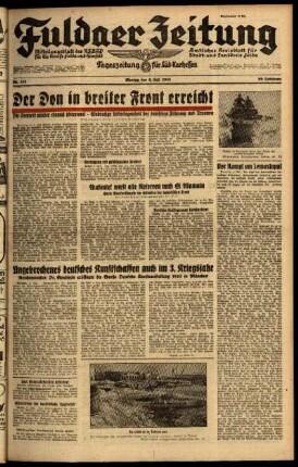Ausgabe vom Montag, den 06. Juli 1942.