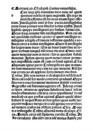 Mercurii ad Esculapiu[s] Sermo universalis