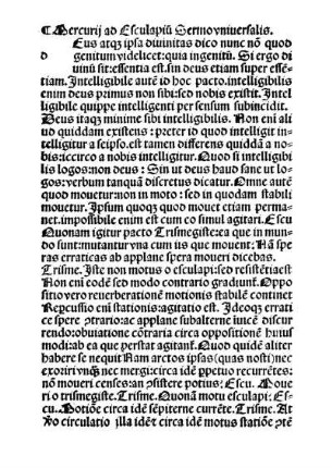 Mercurii ad Esculapiu[s] Sermo universalis