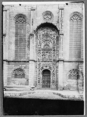 Portal der Schloßkirche zu Chemnitz : Chemnitz. Schloßkirche. Astwerkportal (Hans Witten) am nördlichen Seitenschiff