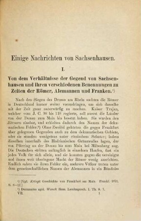 Oertliche Beschreibung der Stadt Frankfurt am Main, 7. Die Beschreibung von Sachsenhausen