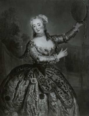 Die Tänzerin Barbarina : Pesne, Antoine: Die Tänzerin Barbara Campanini (1721-1799), genannt Barberina. Um 1745. Öl auf Leinwand; 133 x 100 cm. Potsdam: ehemals im Stadtschloss Potsdam (Speisezimmer), heute im Schloss Charlottenburg