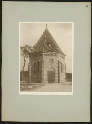 Städtische Wasserwerke Berlin, Werk Müggelsee Umbau: Sammelbrunnen: Äußere Ansicht, Blatt 10