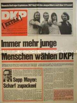 Sonderdruck der DKP zur Landtagswahl in Hessen 1974