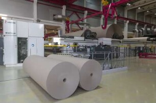 Papierfabrik, Papierrollen