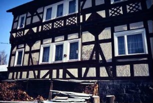 Schulzenhaus mit schönem Schmuckfachwerk