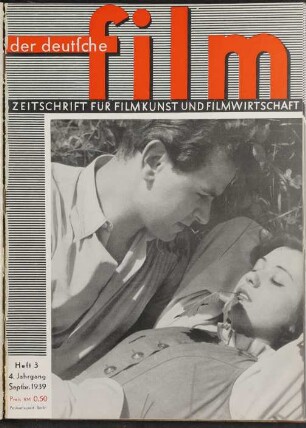 Der Deutsche Film - 1939-Sep: Der Deutsche Film - 1939-Sep