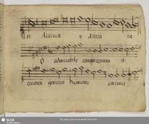 [Stoltzer, Thomas:] O admirabile commercium