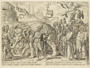 Der Triumph des Ruhmes, Blatt 4 aus der Folge "Die Triumphe des Petrarca"