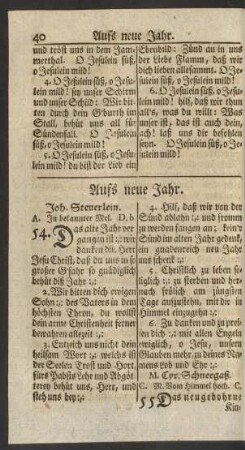 Aufs neue Jahr.