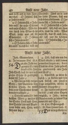 Aufs neue Jahr.