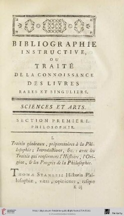 Science et arts