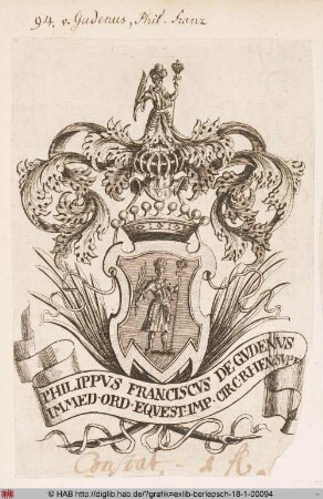 Wappen des Philipp Franz von Gudenus
