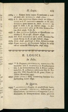 II. Logici.