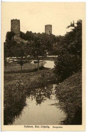 Kohren. Burgruine