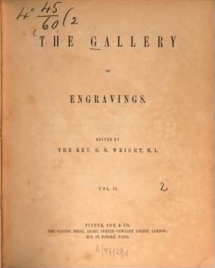 The Gallery of Engravings : edited by G. N. Wright. 2