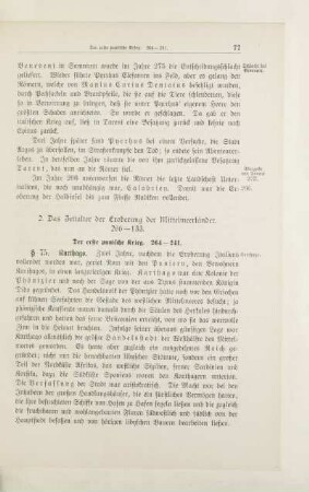 2. Das Zeitalter der Eroberung der Mittelmeerländer. 266 - 133