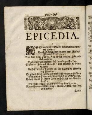 56-84, Epicedia.