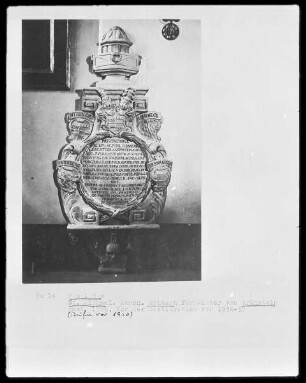 Epitaph für den Ritter von Grünstein