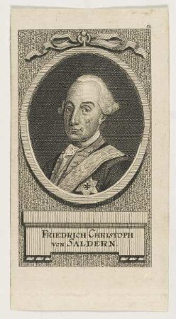 Bildnis des Friedrich Christoph von Saldern