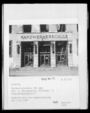 Handwerkerschule für das Bau- und Holzgewerbe
