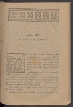 Capítulo LVII - ¡Detengan a este hombre!