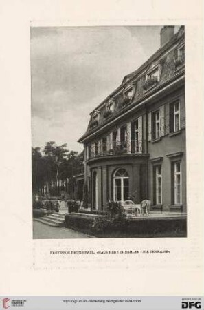 Ein Landhaus von Bruno Paul: Haus Herz in Dahlem bei Berlin