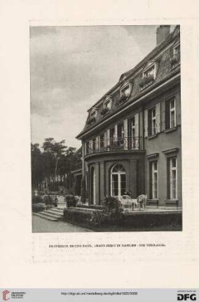 Ein Landhaus von Bruno Paul: Haus Herz in Dahlem bei Berlin