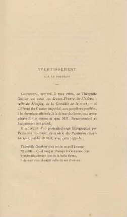 Avertissement Sur Le Portrait