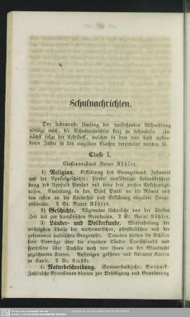 Nachrichten über die Annen-Realschule