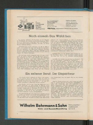 Noch einmal: Das Wäldchen