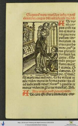Orationes infra et post elevationem corporis domini nostri iesu christi dicende