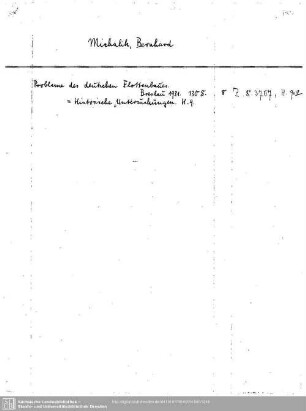 Michalik, Bernhard