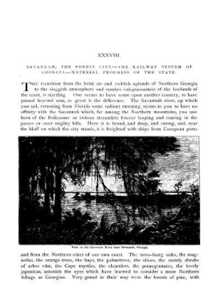 Savannah, the Forest City - The Railway System of Georgia - Material Progress of the State
