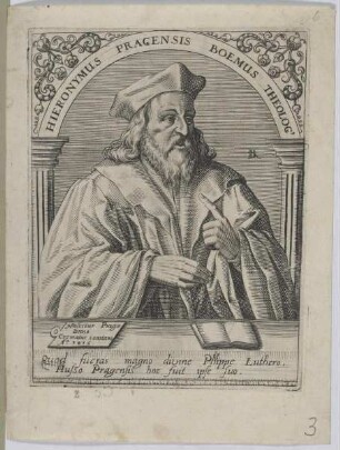 Bildnis des Hieronymus Pragensis