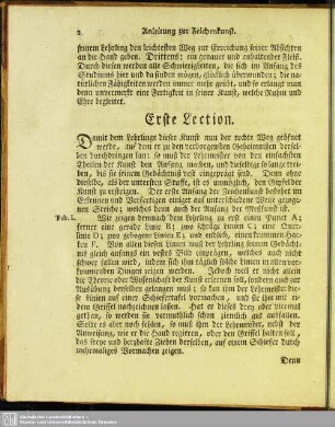 Erste Lection