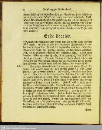 Erste Lection