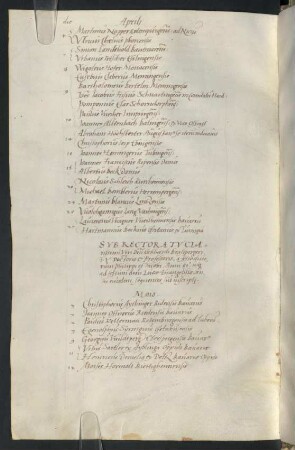 Sommerhalbjahr 1559. Rektorat Gebhard Brastberger