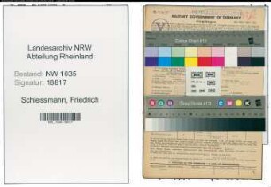 Entnazifizierung Friedrich Schlessmann , geb. 24.06.1904 (Buchhalter)
