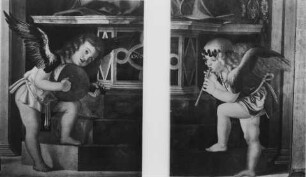 Triptychon: Madonna mit Kind und Heiligen