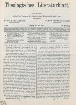 161 [Rezension] Bartholomäus bis Colonna