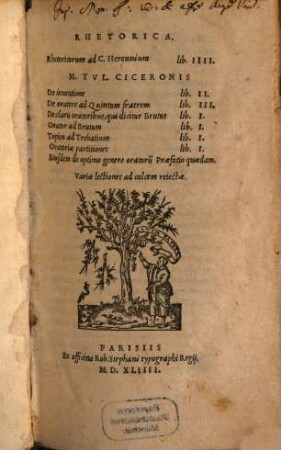 Rhetorica M. Tvl. Ciceronis