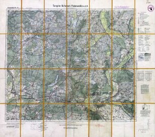 Reichskarte: Einheitsblatt 52 (1cm- Karte) Templin-Schwedt-Freienwalde a. d. O.