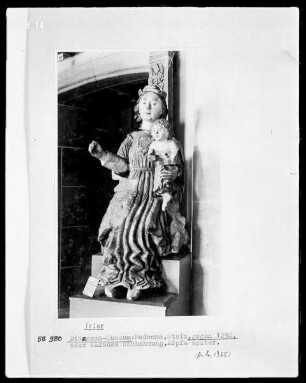 Sitzende Madonna (mit späteren Ergänzungen)