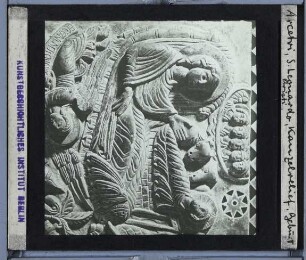 Arcetri, S. Leonardo : Kanzelrelief, Geburt Christi