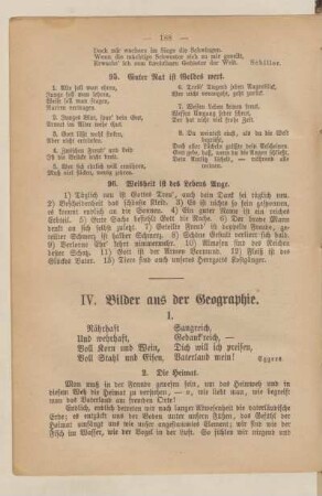 IV. Bilder aus der Geographie