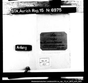 Personalakten des Landbaumeisters Hermann Albrecht